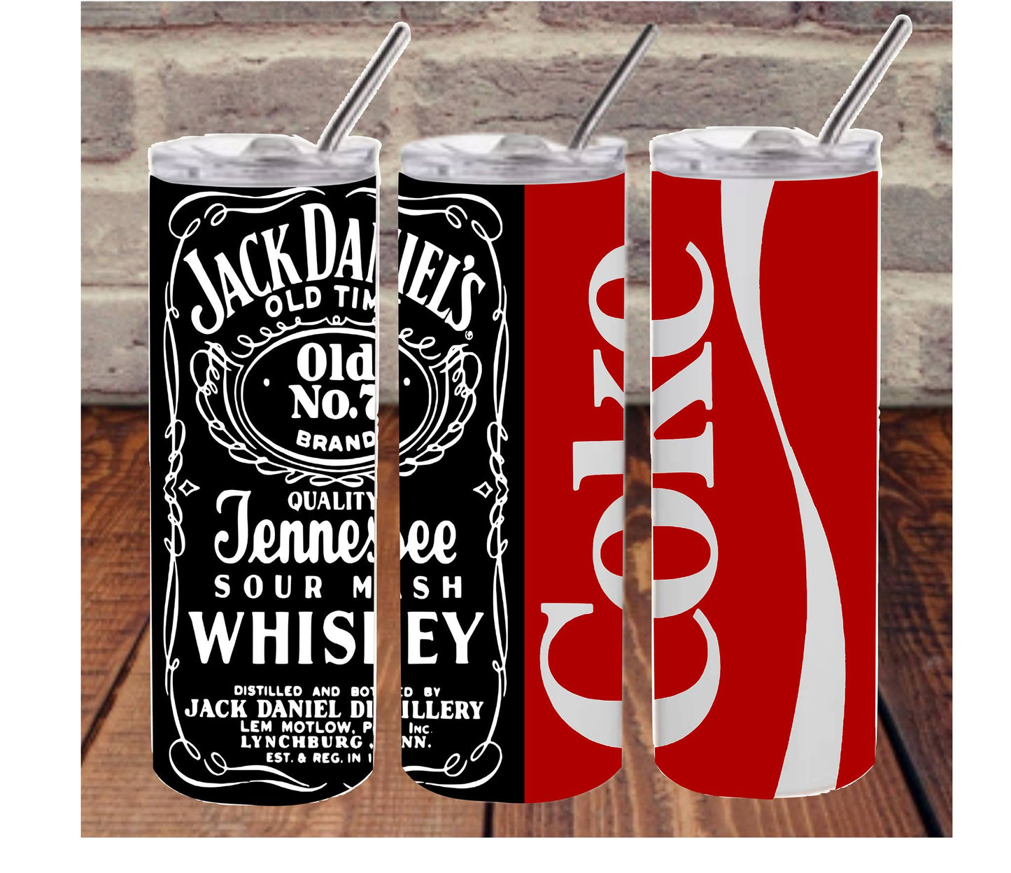 Jack and Coke 20 oz Skinny Tumbler