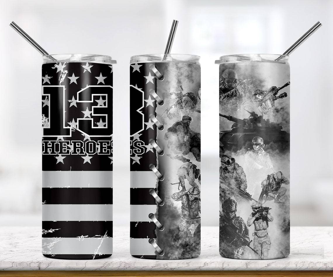 13 Heroes 20 oz Skinny Tumbler