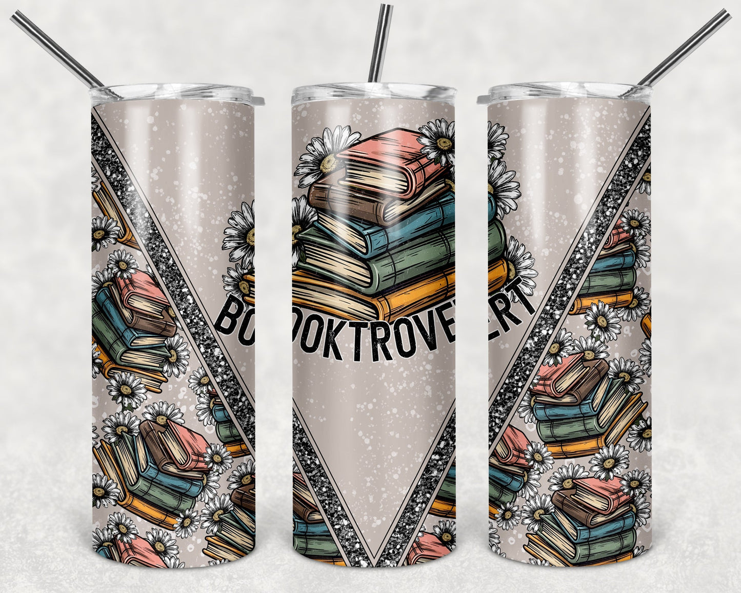 Booktrovert 20 oz Skinny Tumbler