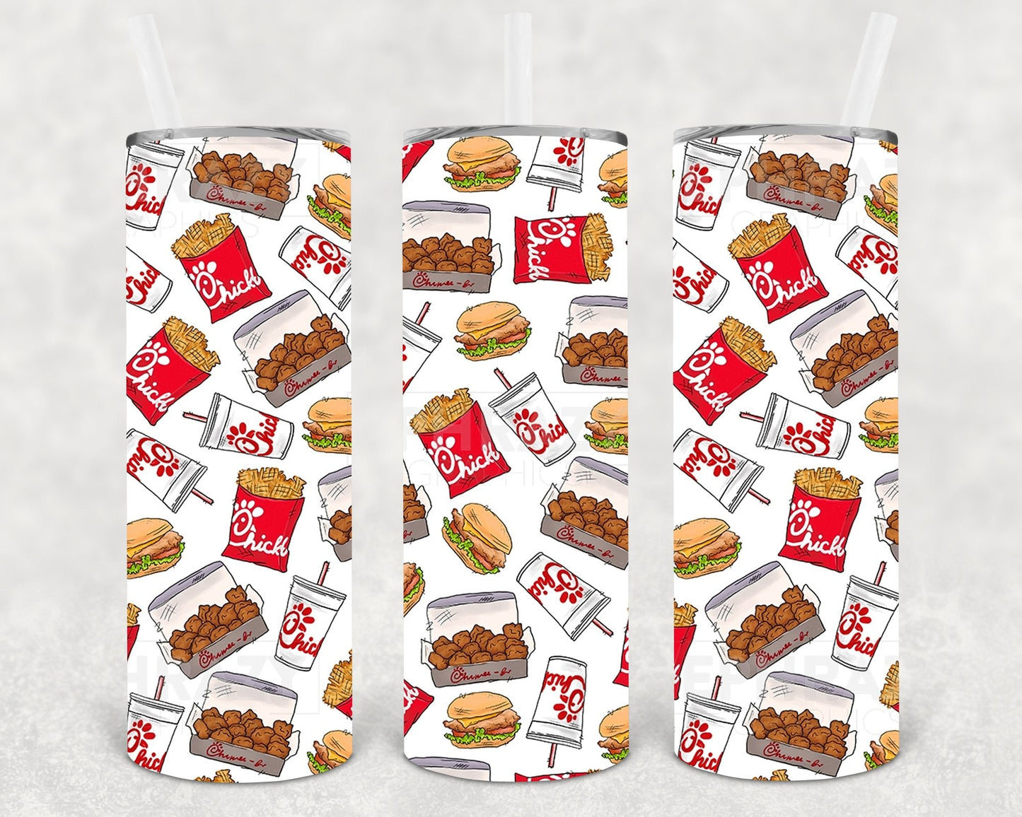 Lord's Calories Don't Count Chick-fil-A 20 oz Skinny Tumbler