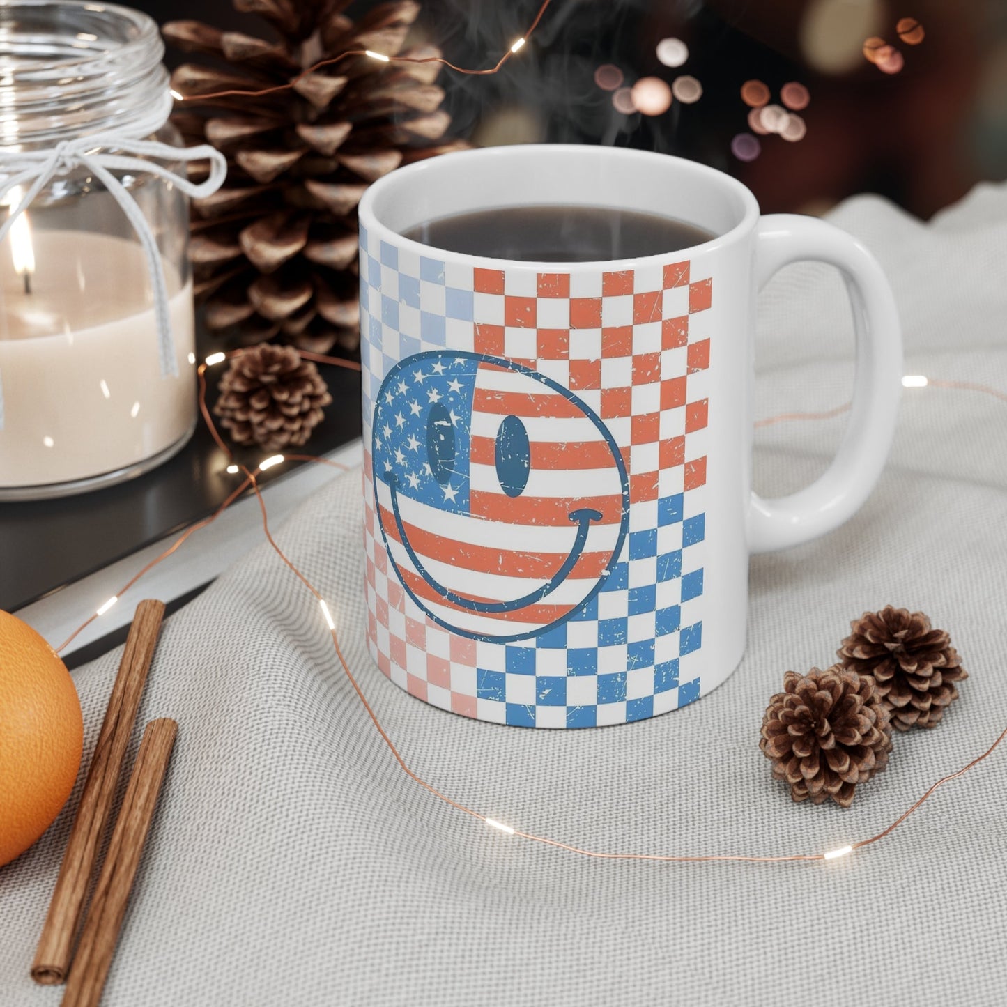 Patriotic Smile Mug 11oz