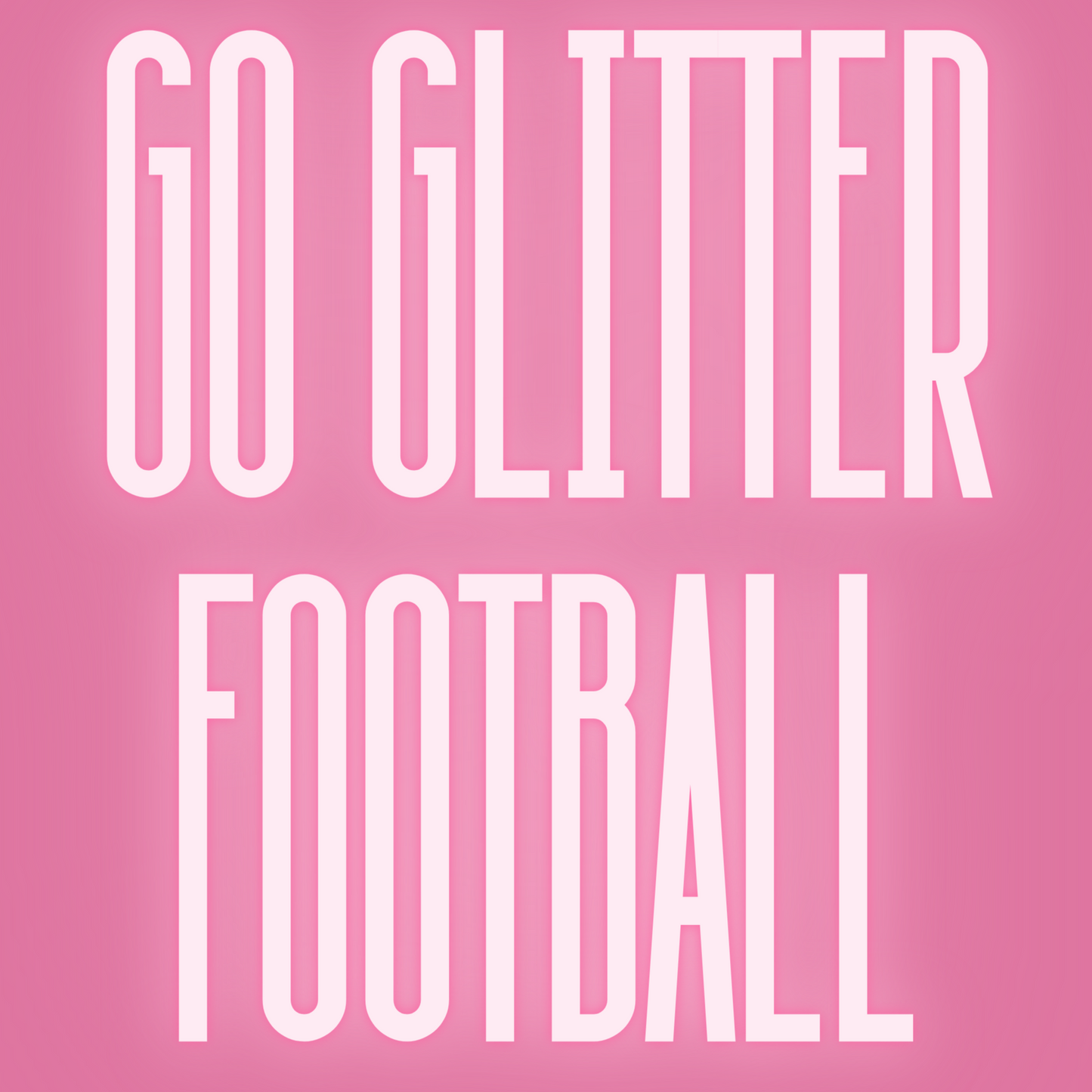 Go Glitter Football - Toddler/Youth WS