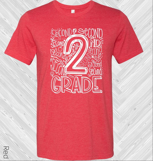 2nd Grade Subway Art Graphic Tee