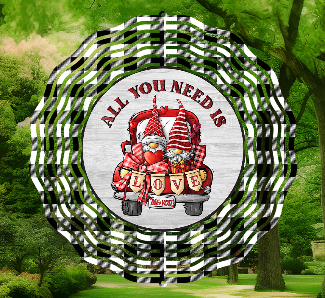 All You Need is Love Wind Spinner