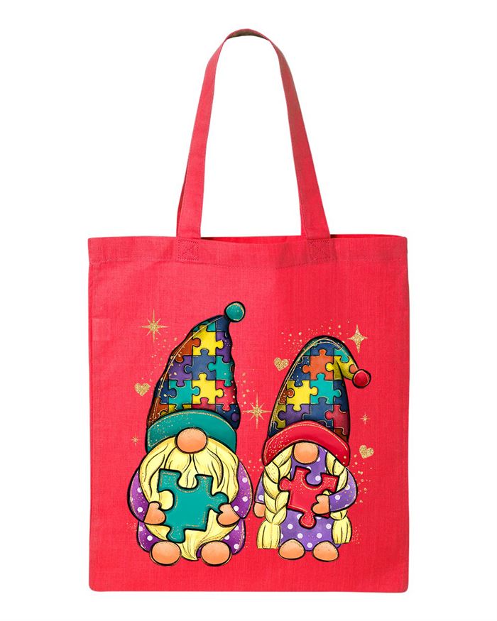 Autism Awareness Gnomes Tote