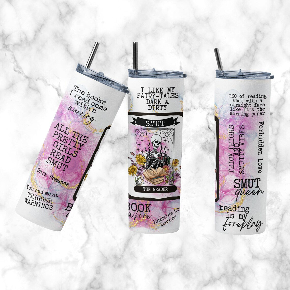 Smut Tarot 20 oz Skinny Tumbler