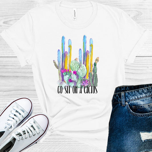Go Sit on a Cactus Graphic Tee