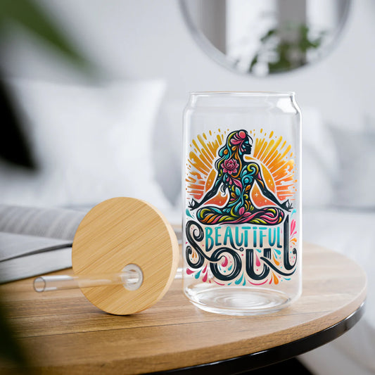 Beautiful Soul Sipper Glass, 16oz