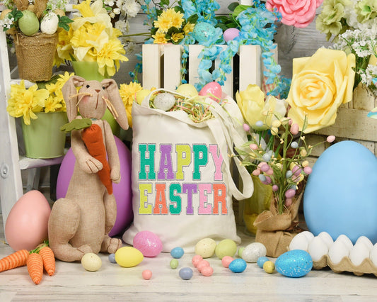Easter Tote - happy easter