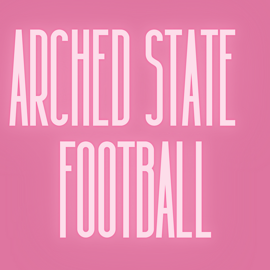 Arched State Football - Toddler/Youth WS