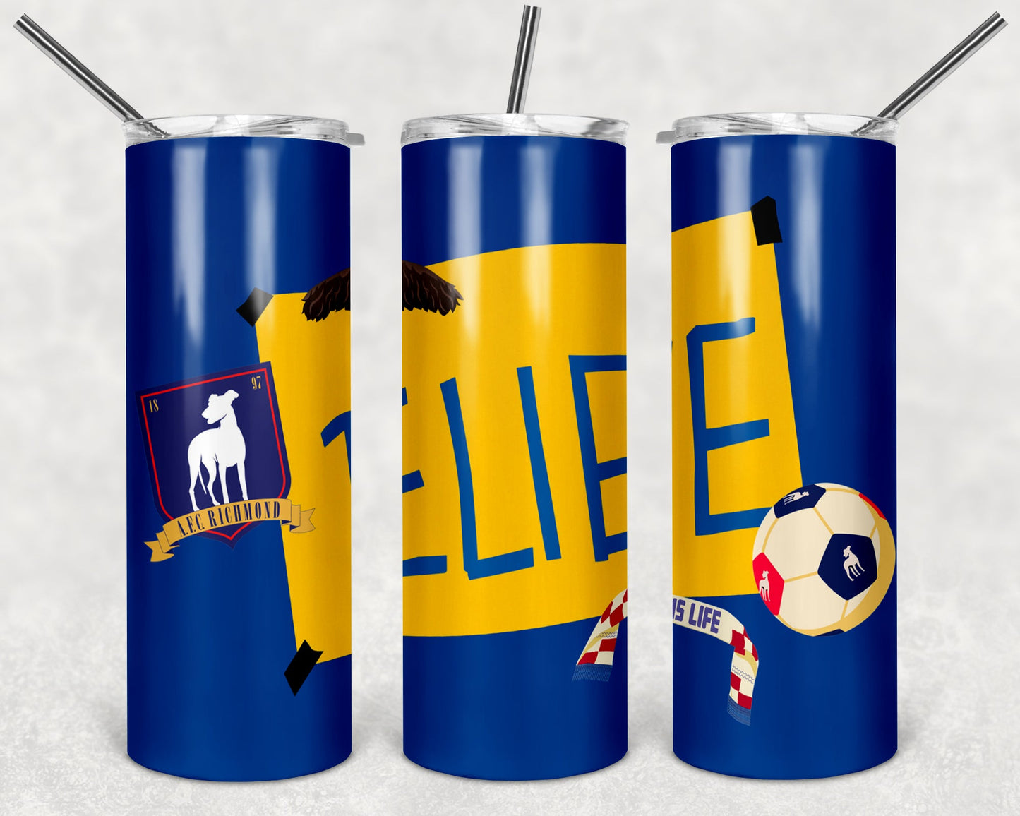 Believe Ted Lasso 20 oz Skinny Tumbler