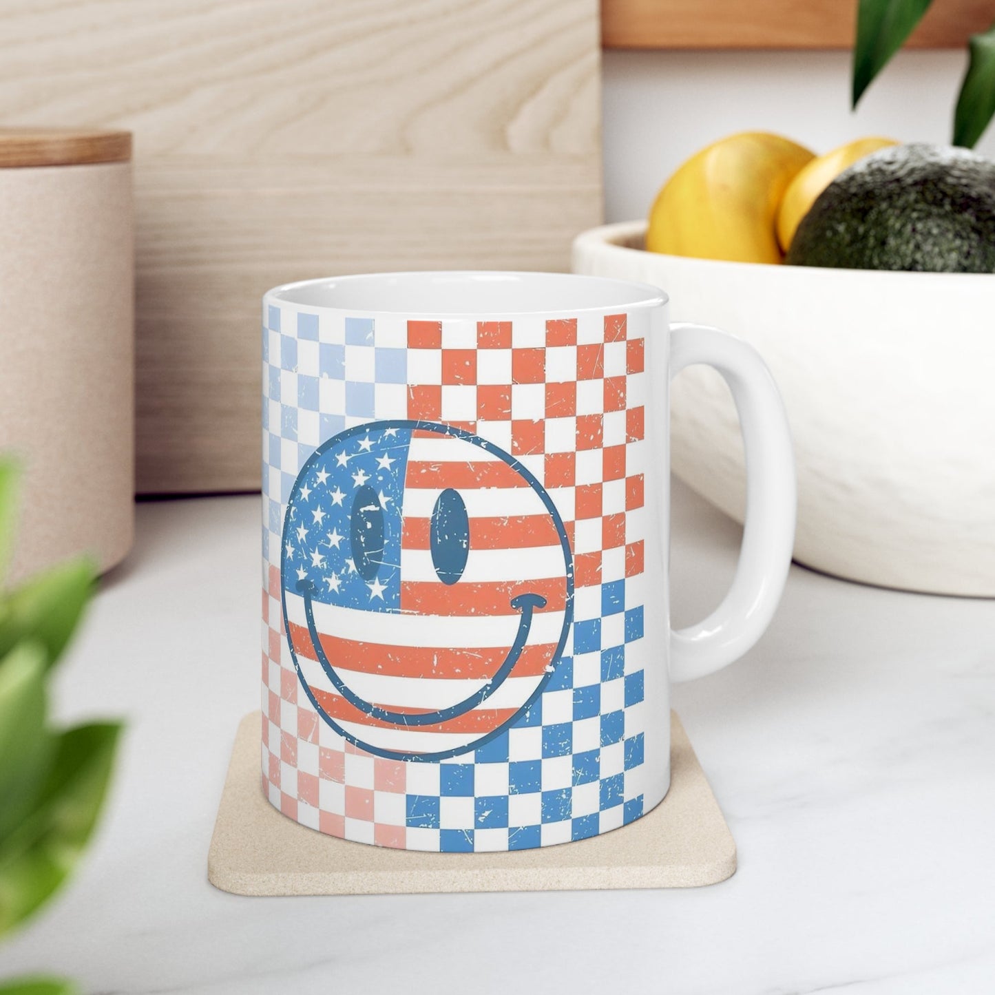 Patriotic Smile Mug 11oz