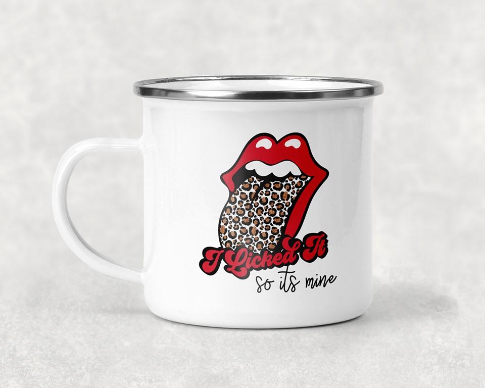 I Licked It So It's Mine Leopard Tongue Mug