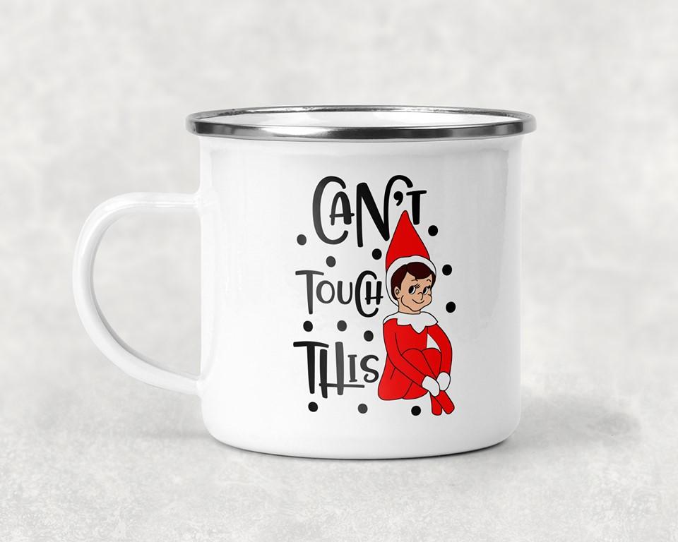 Can't Touch This Elf on the Shelf Mug