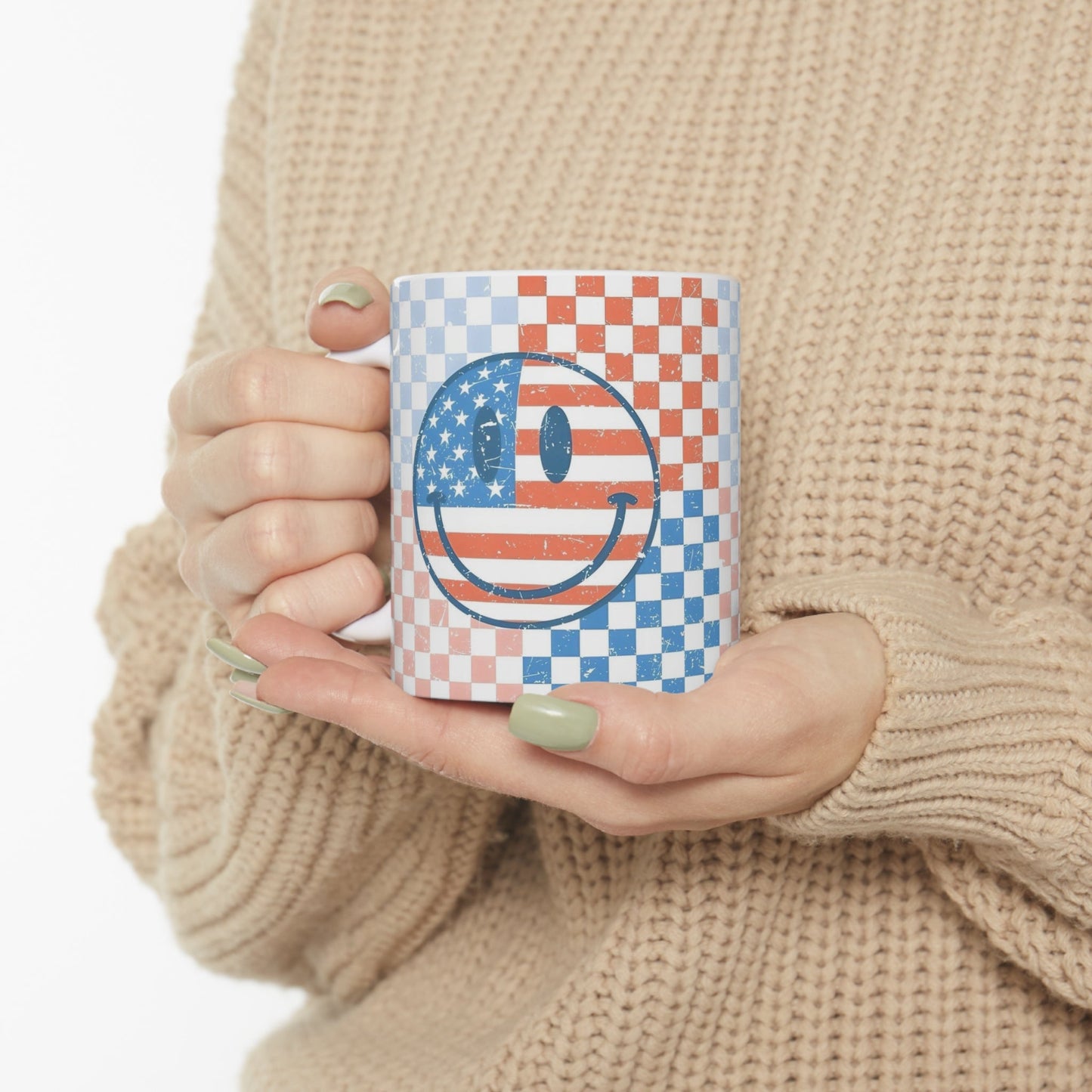 Patriotic Smile Mug 11oz