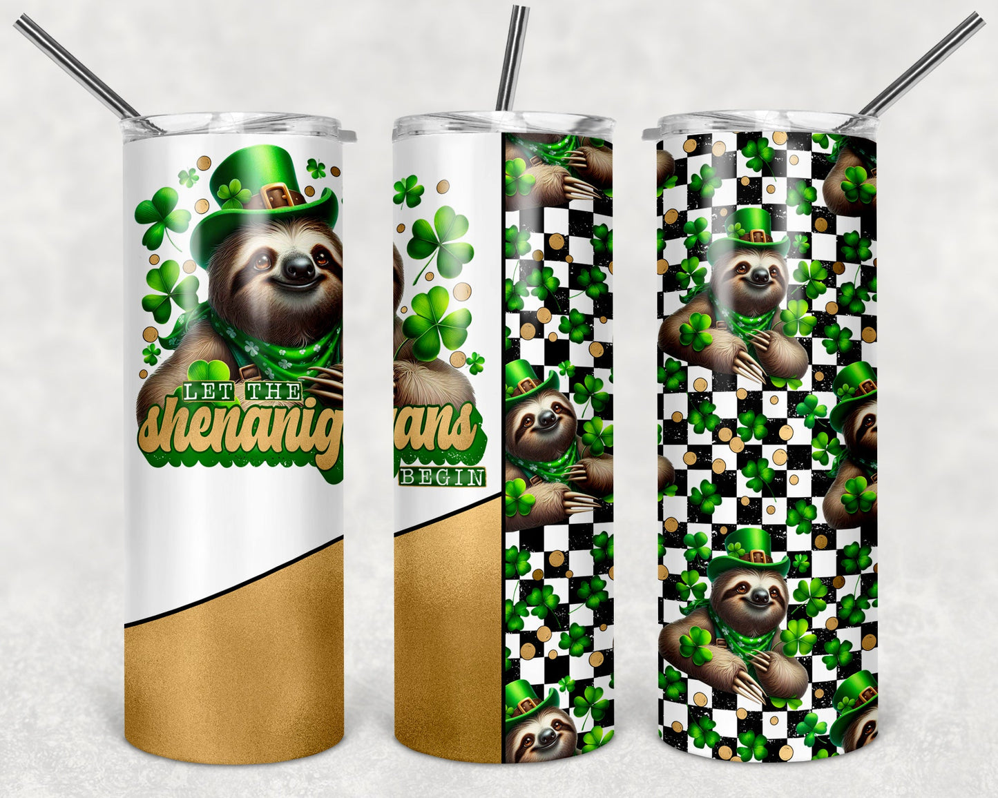 Let the Shenanigans Begin 20 oz Skinny Tumbler