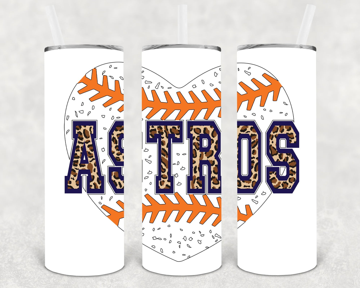 Astros 20 oz Skinny Tumbler