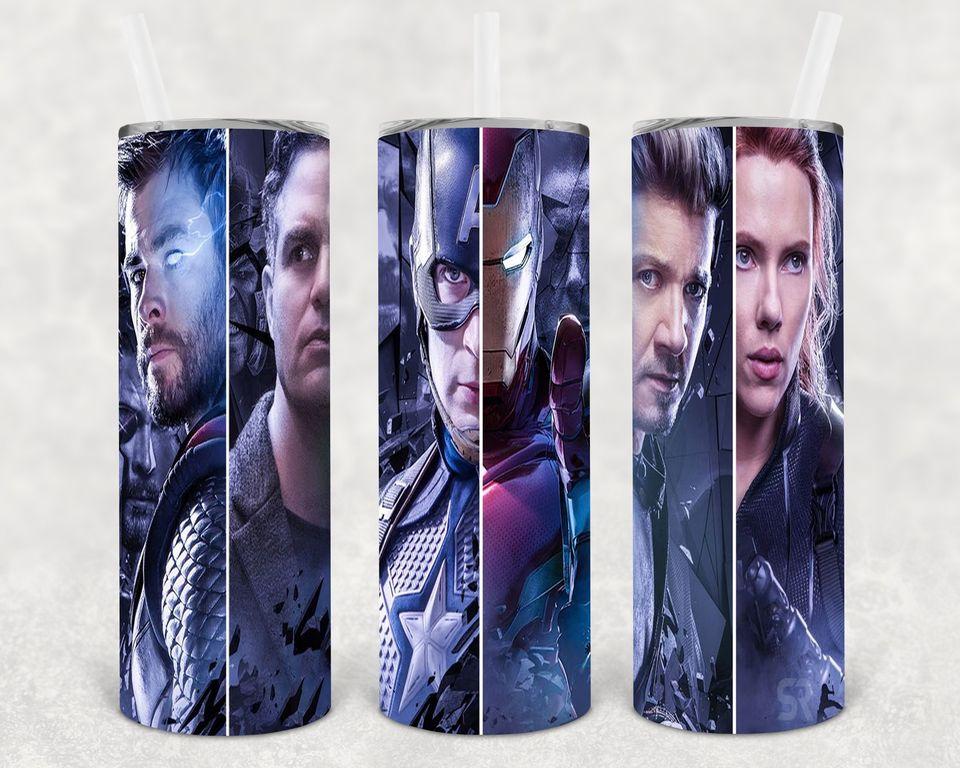 Avengers 20 oz Skinny Tumbler