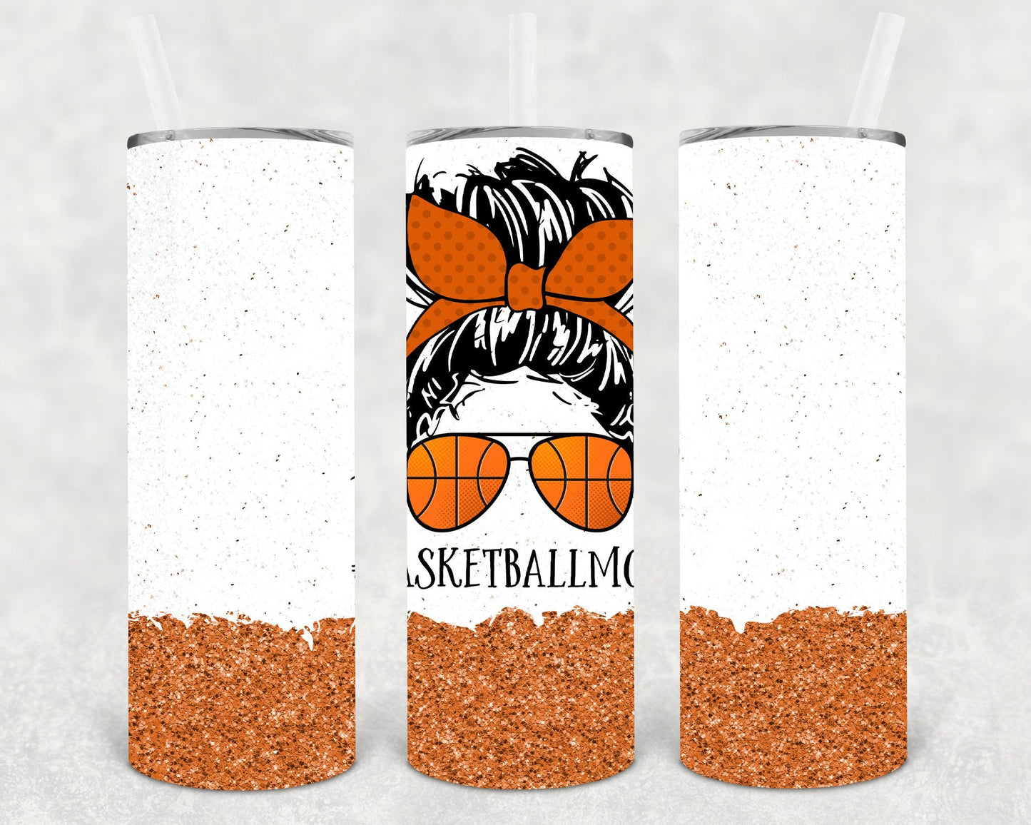 Basketball Mom 20 oz Skinny Tumbler