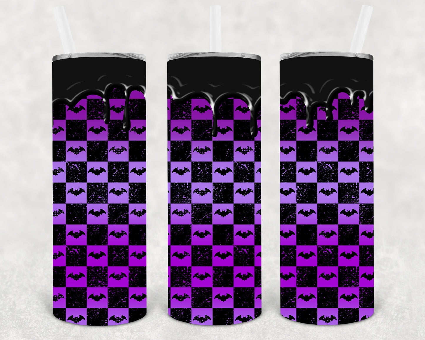 Bats 20 oz Skinny Tumbler