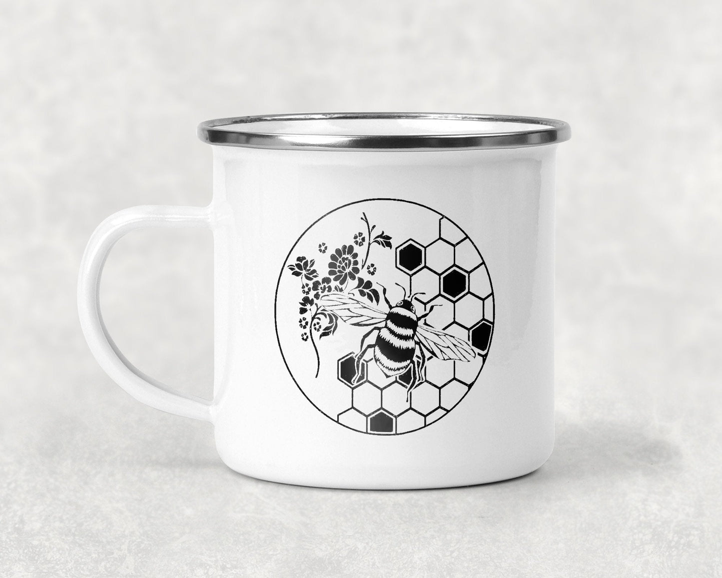 Bee and Honeycomb Mug