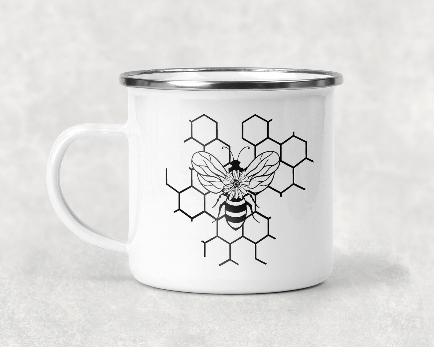 Bee and Honeycomb Mug