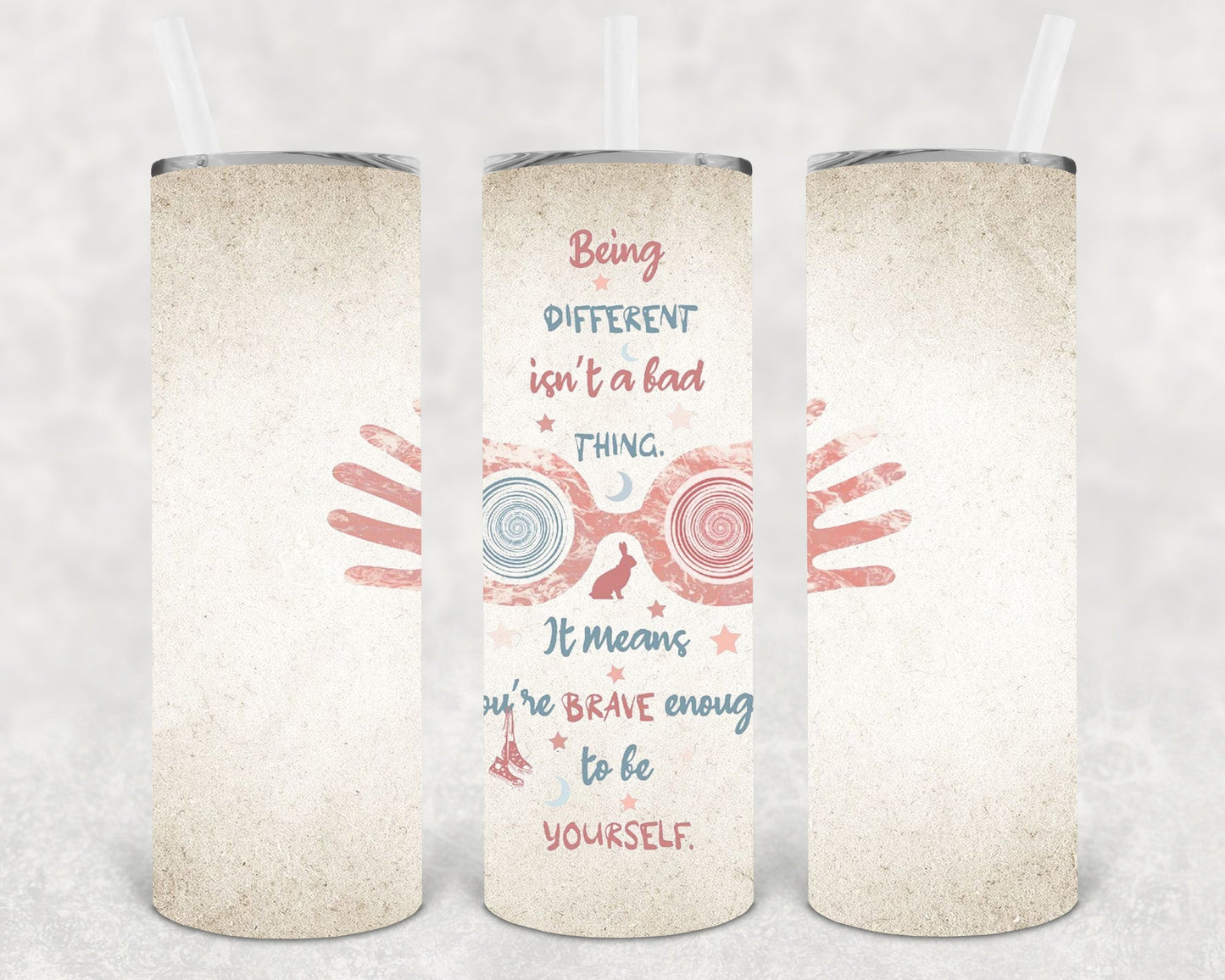 Being Different Isn't a Bad Thing 20 oz Skinny Tumbler