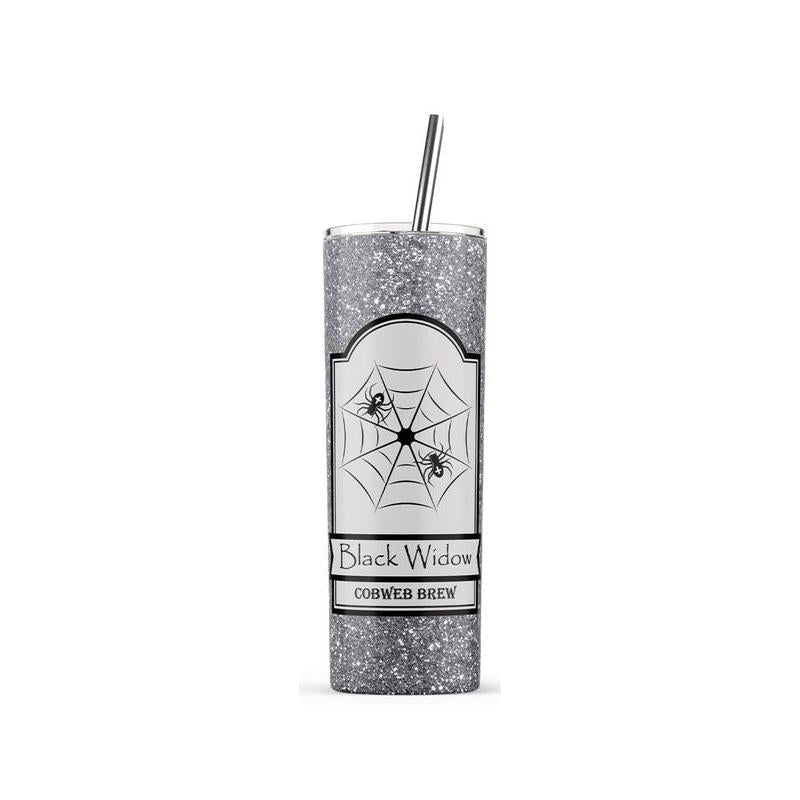 Black Widow Cobweb Brew 20 oz Skinny Tumbler
