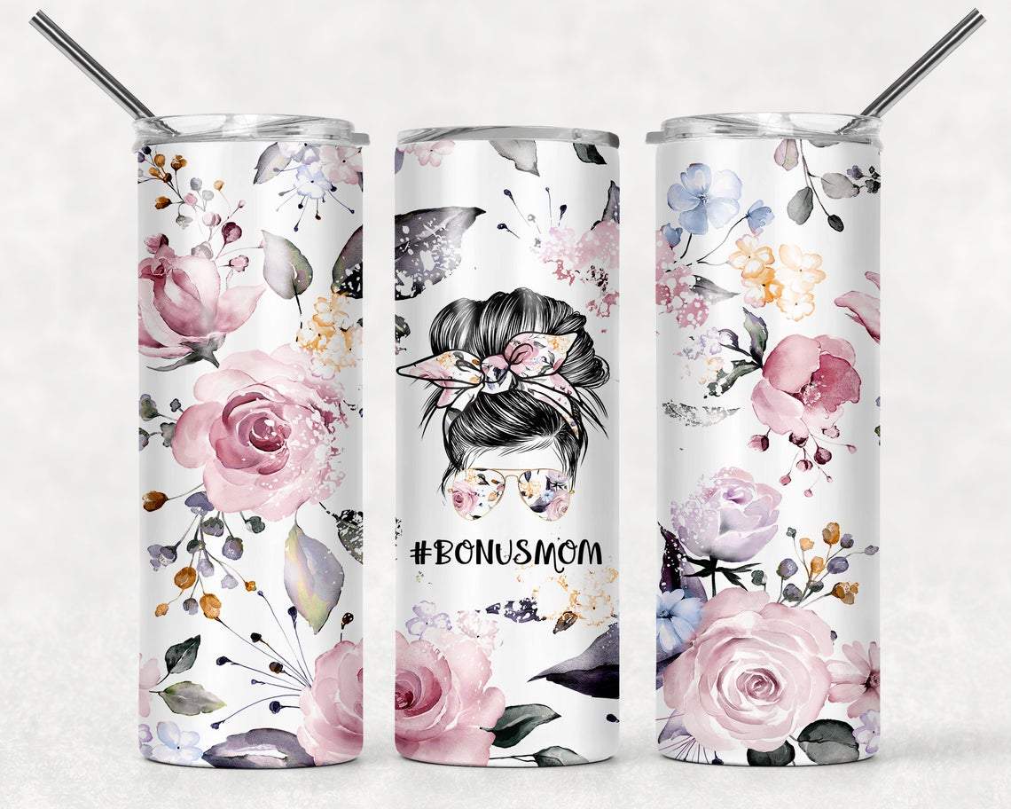 #BonusMom 20 oz Skinny Tumbler
