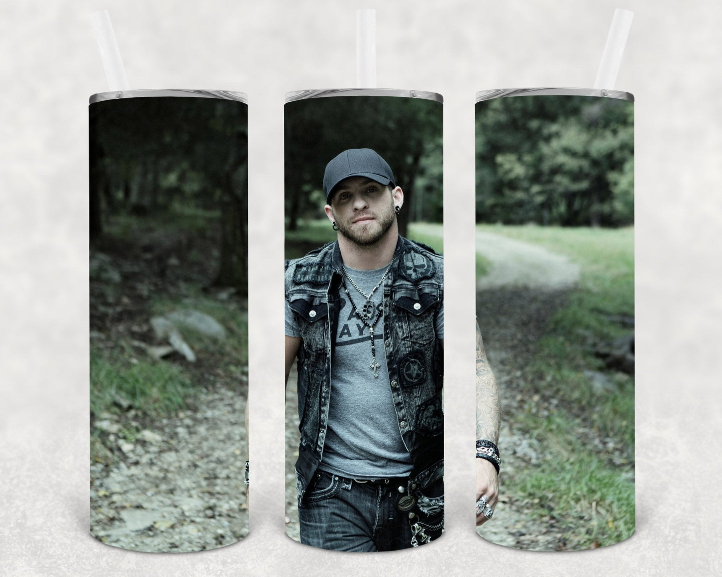 Brantley Gilbert 20 oz Skinny Tumbler