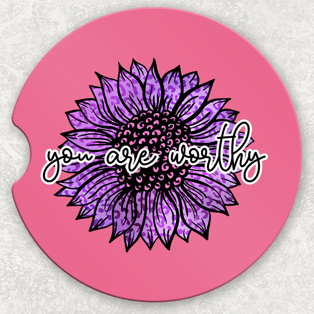 Car Coaster Set - You are Worthy
