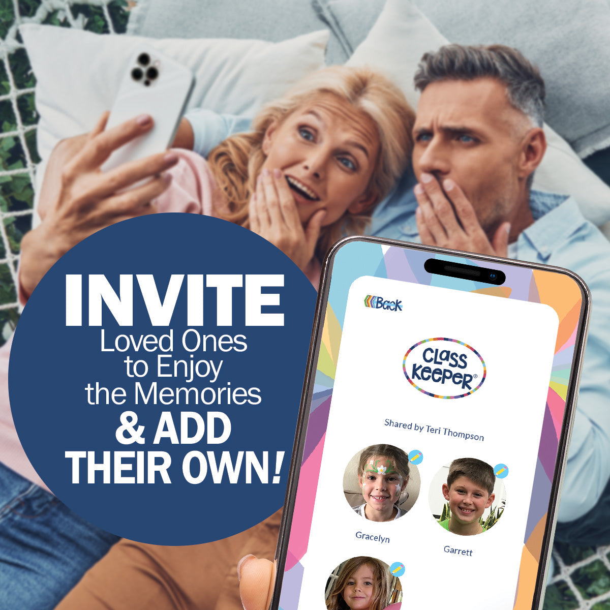 Class Keeper® School Days Memory Book + BONUS App Membership | (2) Styles