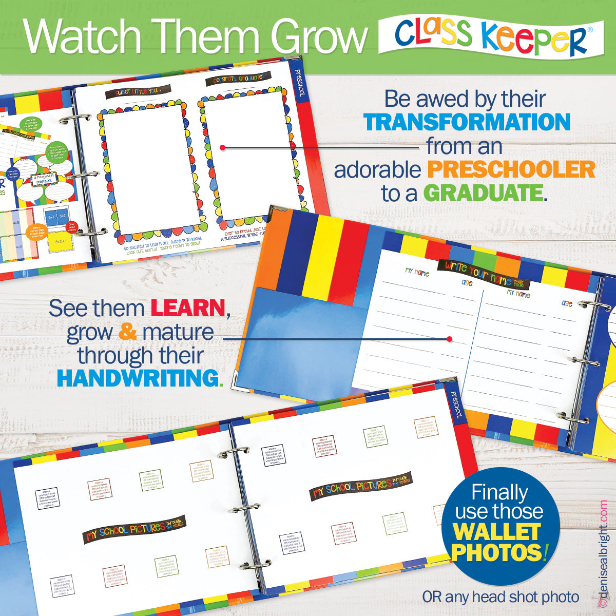 Class Keeper® School Days Memory Book + BONUS App Membership | (2) Styles