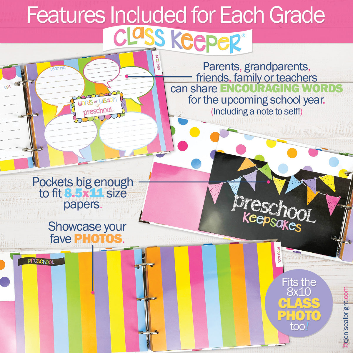 Class Keeper® School Days Memory Book + BONUS App Membership | (2) Styles