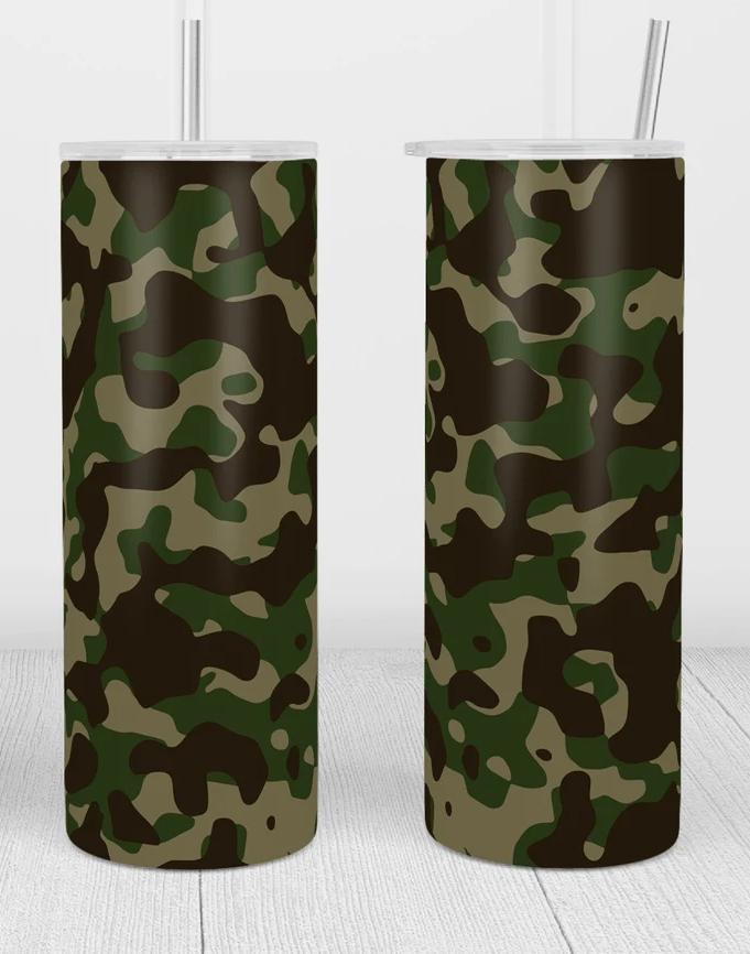 Camo 20 oz Skinny Tumbler