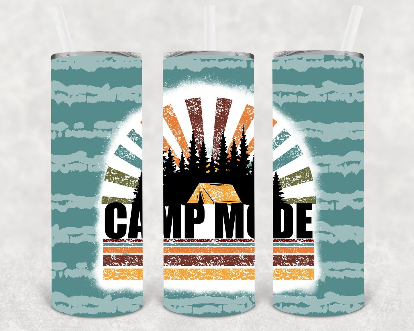 Camp Mode 20 oz Skinny Tumbler