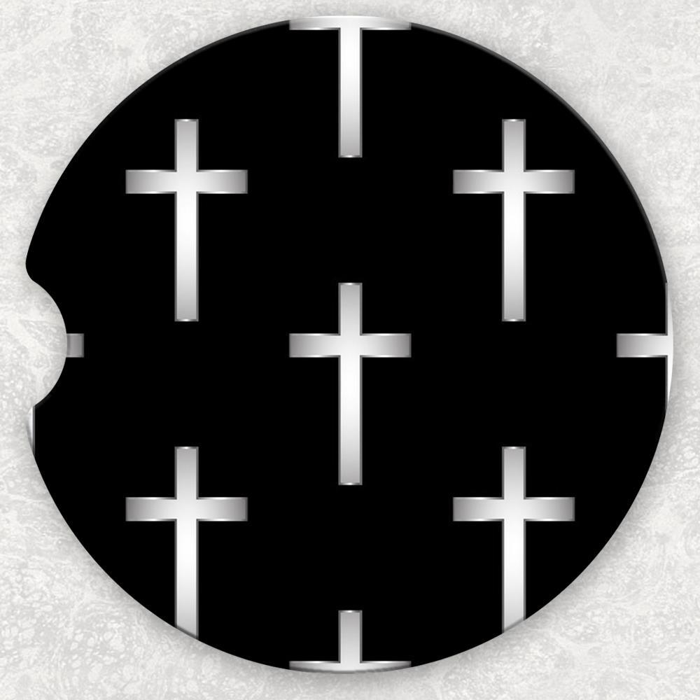 Car Coaster Set - Crosses