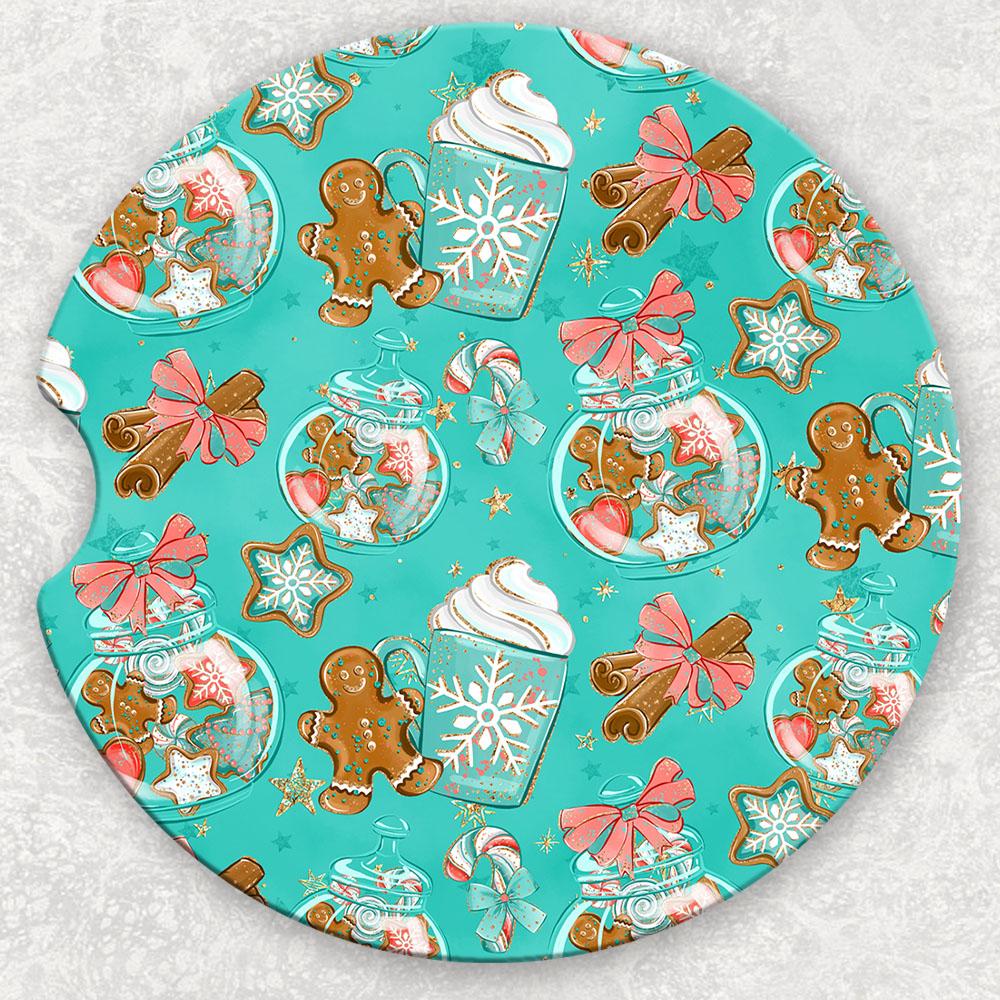 Car Coaster Set - Gingerbread and Cocoa