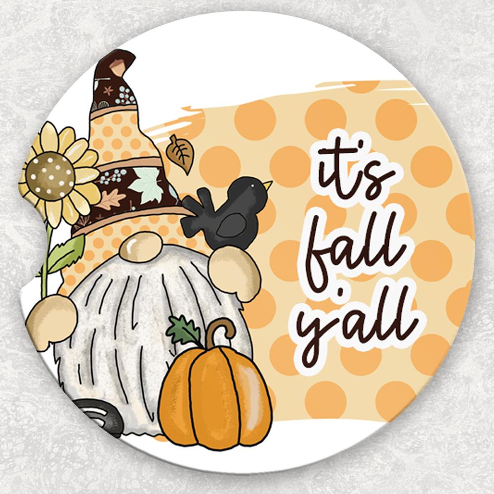 Car Coaster Set - It's Fall Y'all