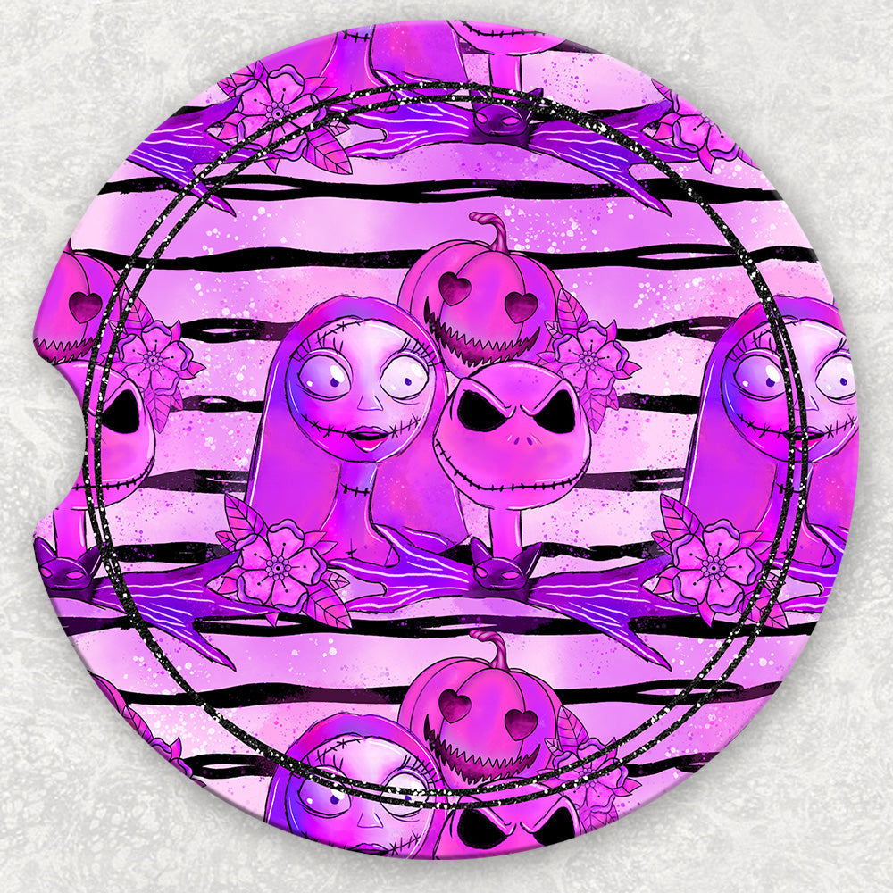 Car Coaster Set - Jack and Sally