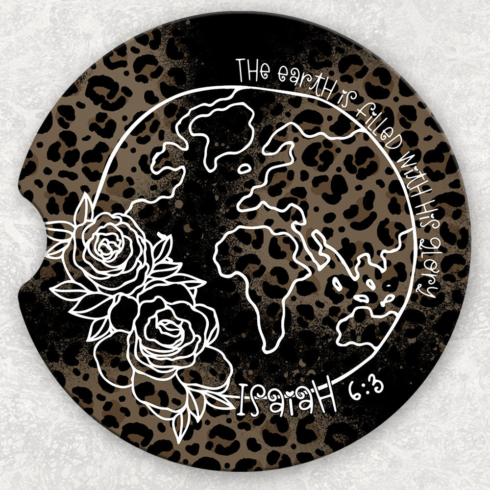 Car Coaster Set - The Earth is Filled with His Glory