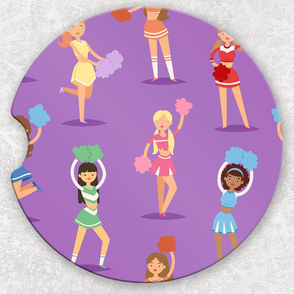 Car Coaster Set - Cheerleaders