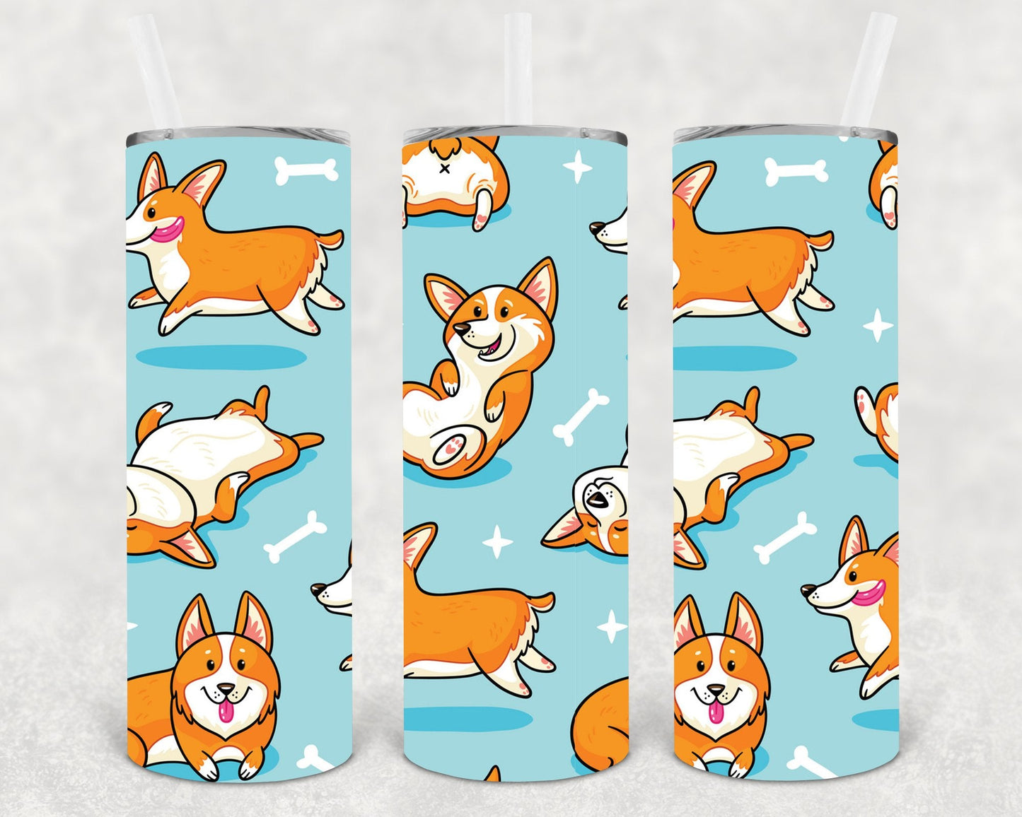 Corgi 20 oz Skinny Tumbler