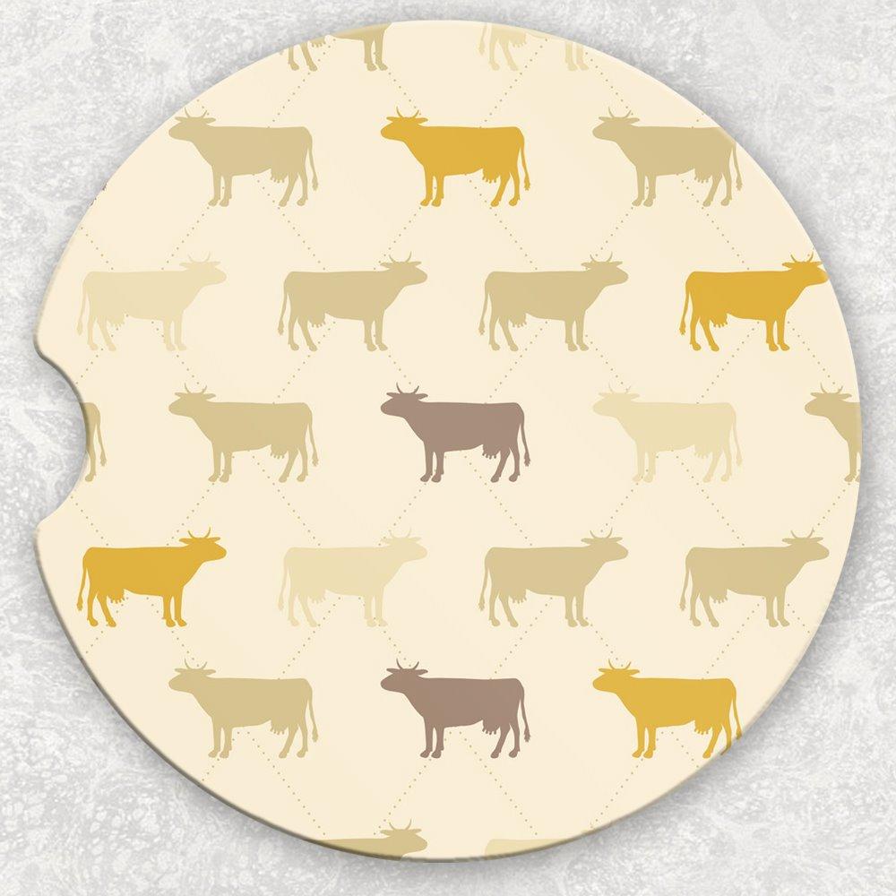 Car Coaster Set - Cows