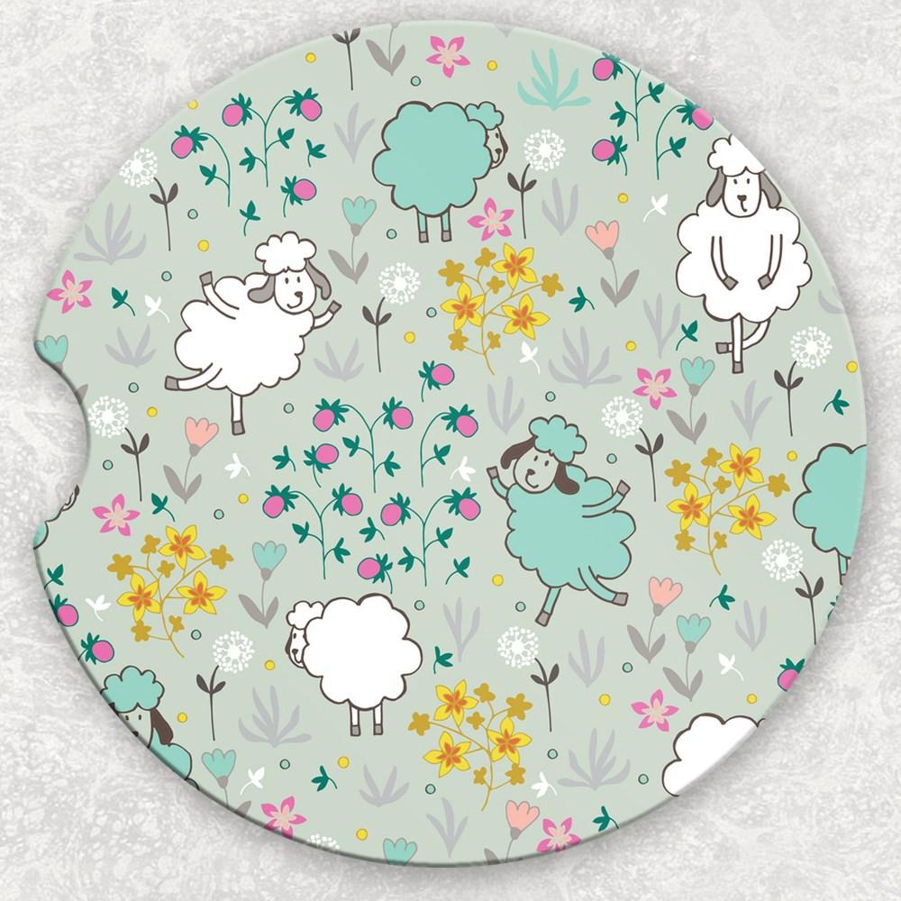 Car Coaster Set - Dancing Sheep