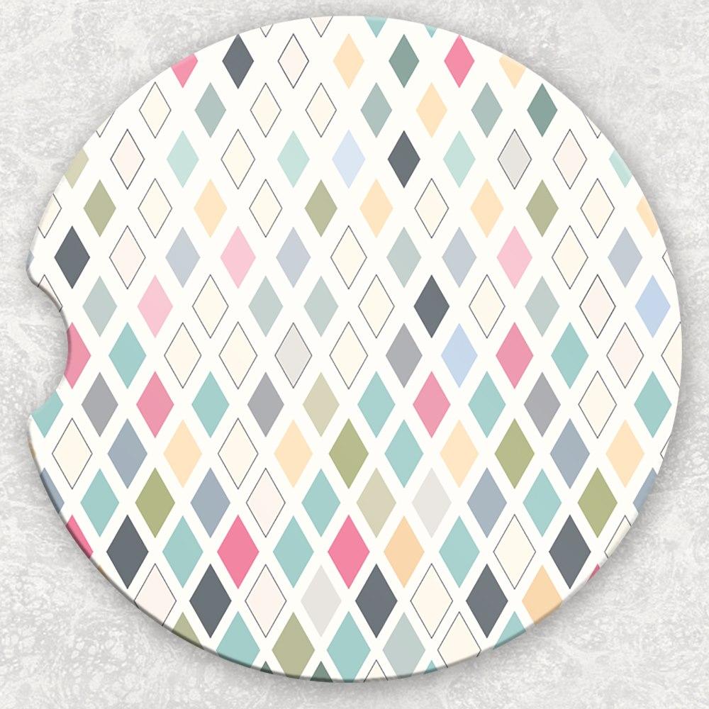 Car Coaster Set - Diamonds