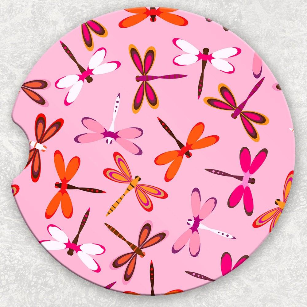 Car Coaster Set - Dragonflies