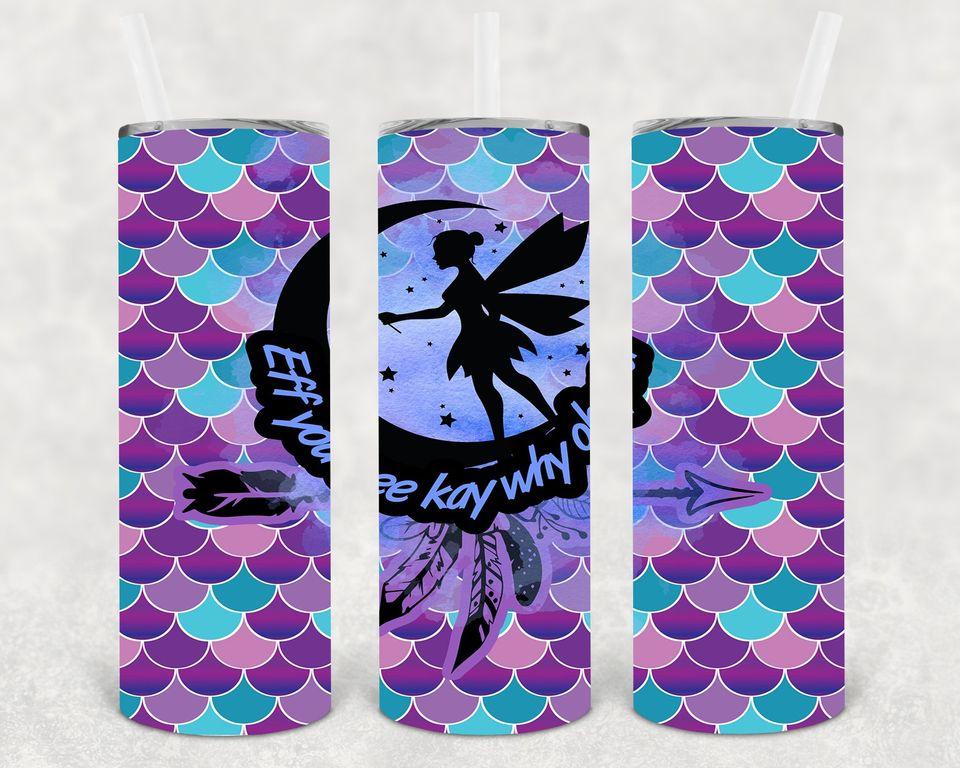 Eff You See Kay Why Oh You 20 oz Skinny Tumbler