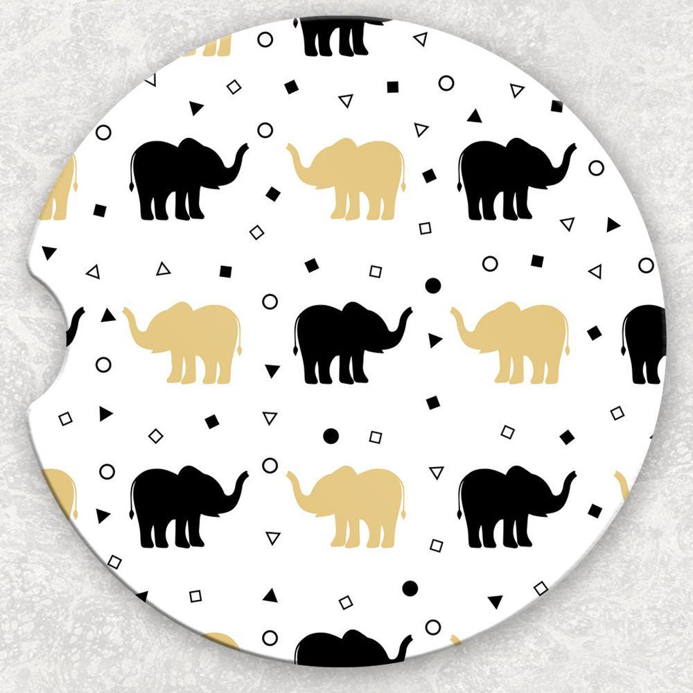 Car Coaster Set - Elephants