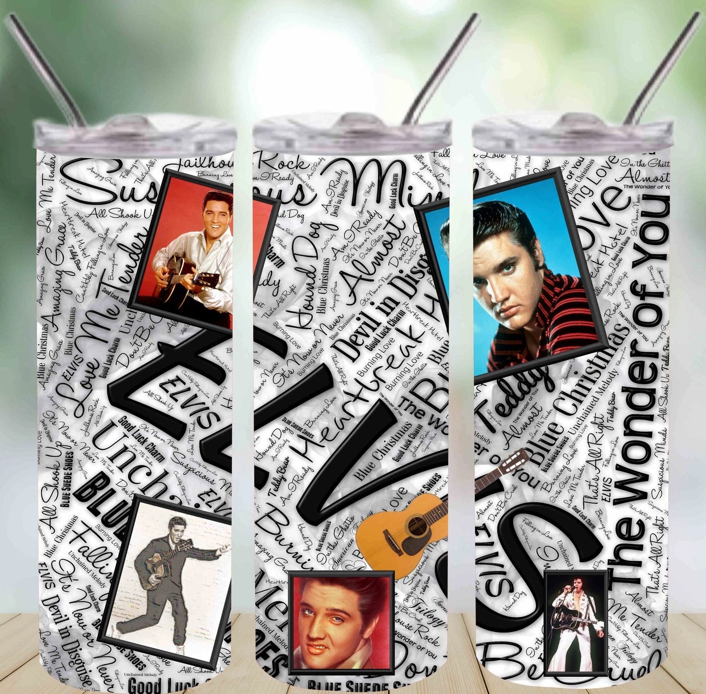 Elvis 20 oz Skinny Tumbler